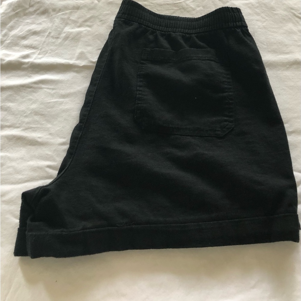 Old Navy Elastic Waist Black Shorts LG